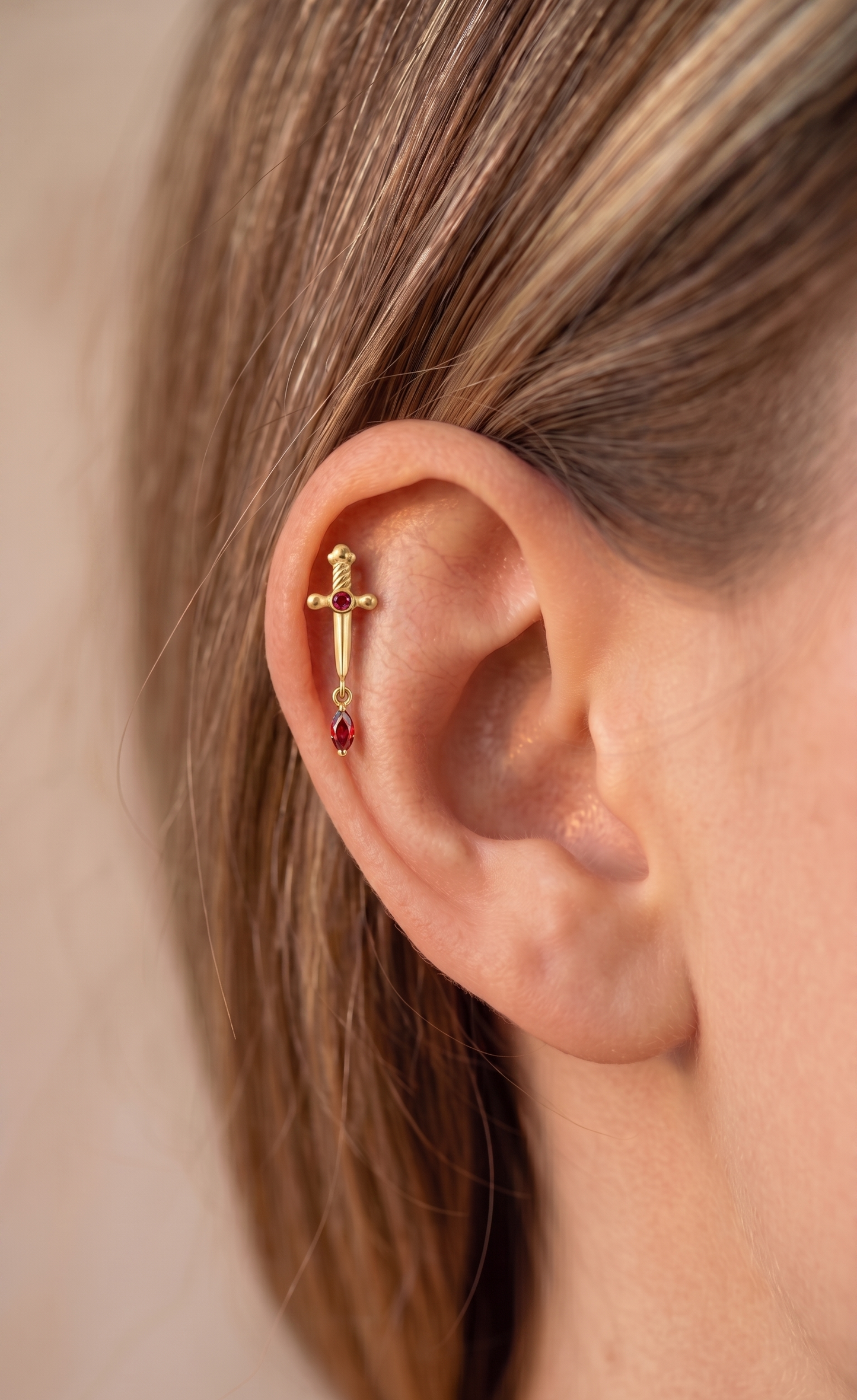 Gladiatrice - Piercing Labret