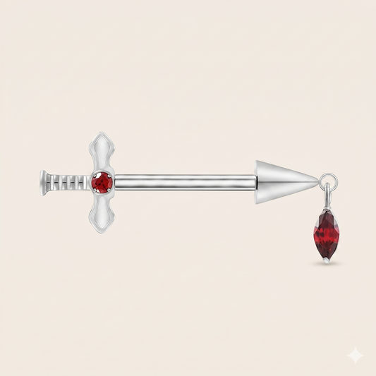 Flamme - Piercing Téton