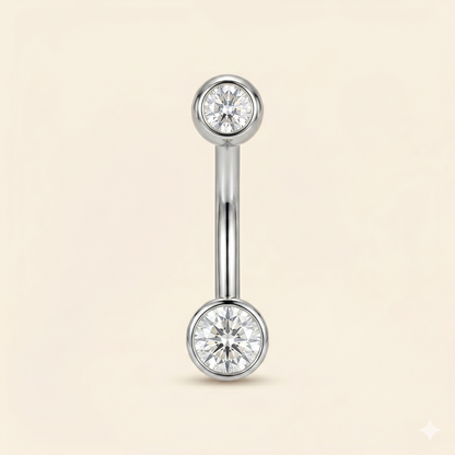 Piercing Christina i czapka VCH z tytanu w klasie implantów ASTM F136