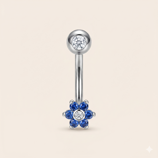 Piercing Christina VCH Fleur Opale en Titane G23 Implant Grade