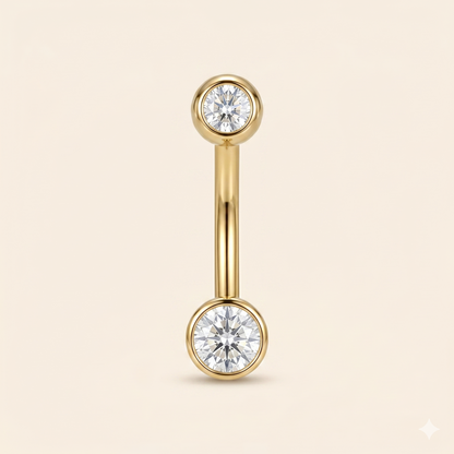 Piercing Christina i czapka VCH z tytanu w klasie implantów ASTM F136