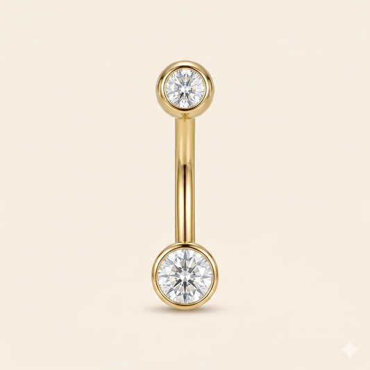 Piercing Christina & Capuchon VCH en Titane Implant Grade ASTM F136