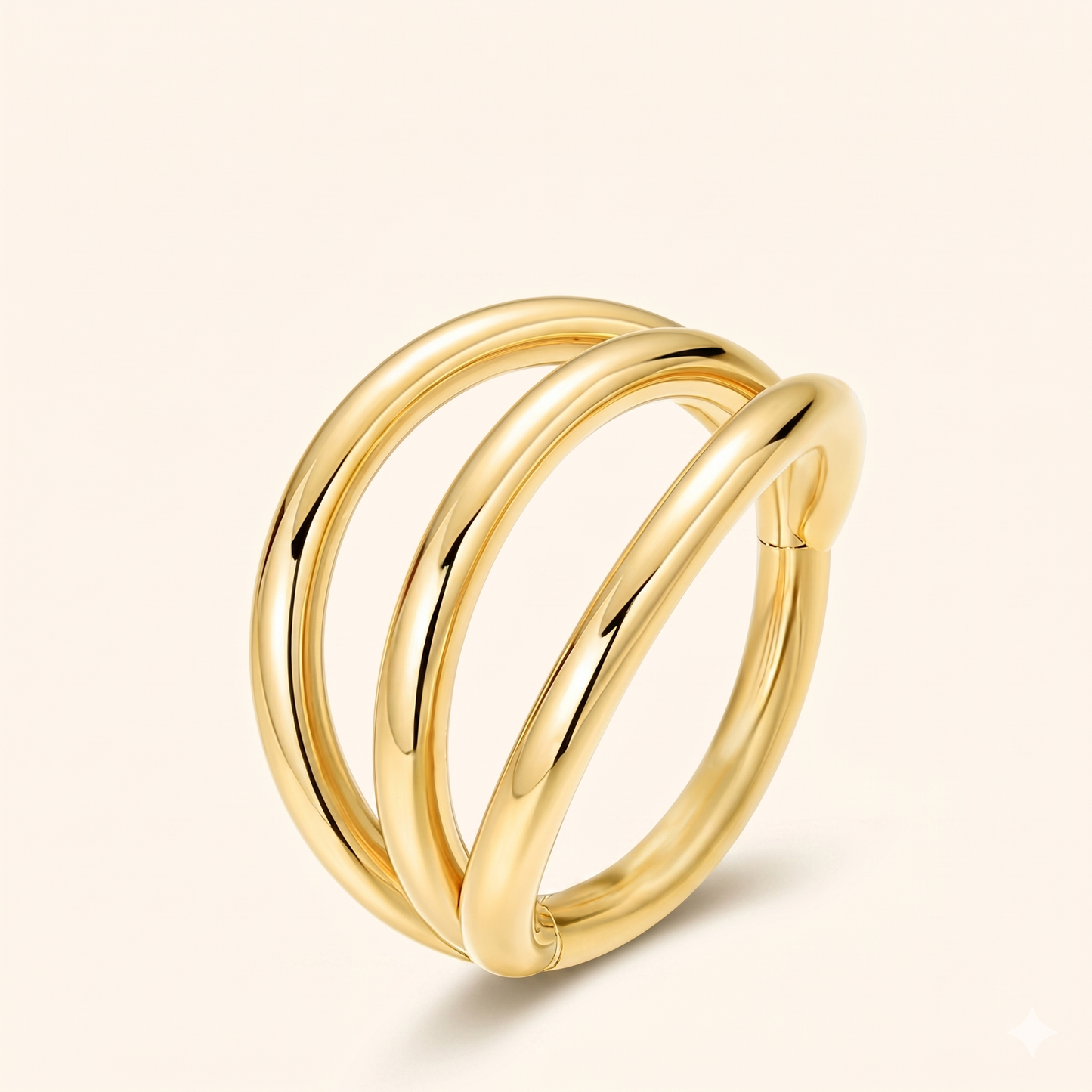 Cyrkonowy pierścień zatrzaskowy z tytanu G23 – Conch Daith 16G