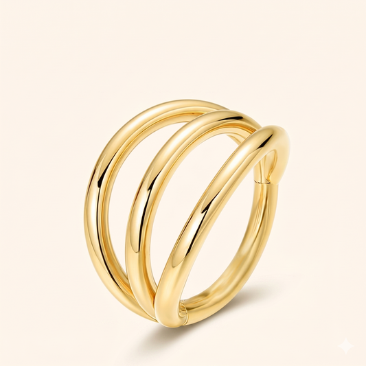 Cyrkonowy pierścień zatrzaskowy z tytanu G23 – Conch Daith 16G