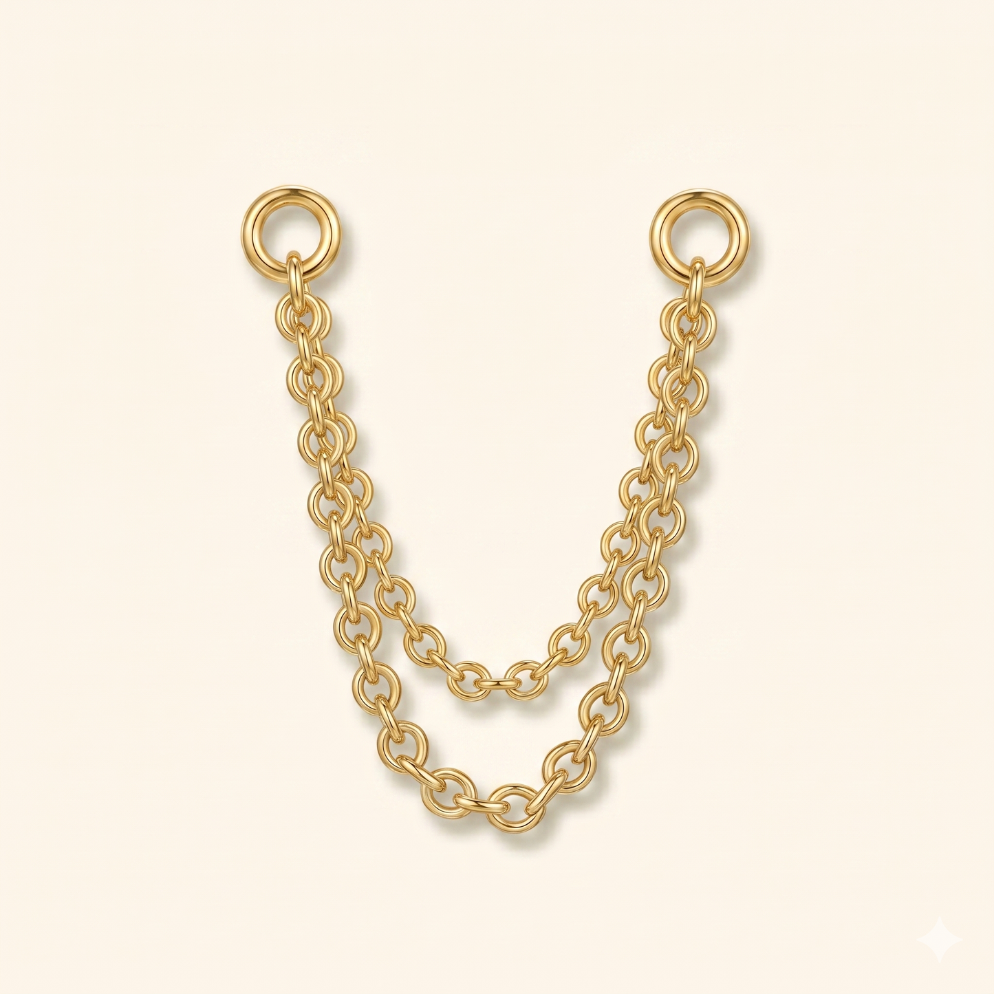 Łańcuch z podwójnym łącznikiem tytanowym – Hélix Industriel