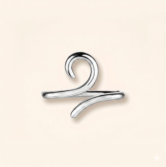 Clou de Nez Torsadé en Argent 925 – Piercing Nostril 16G