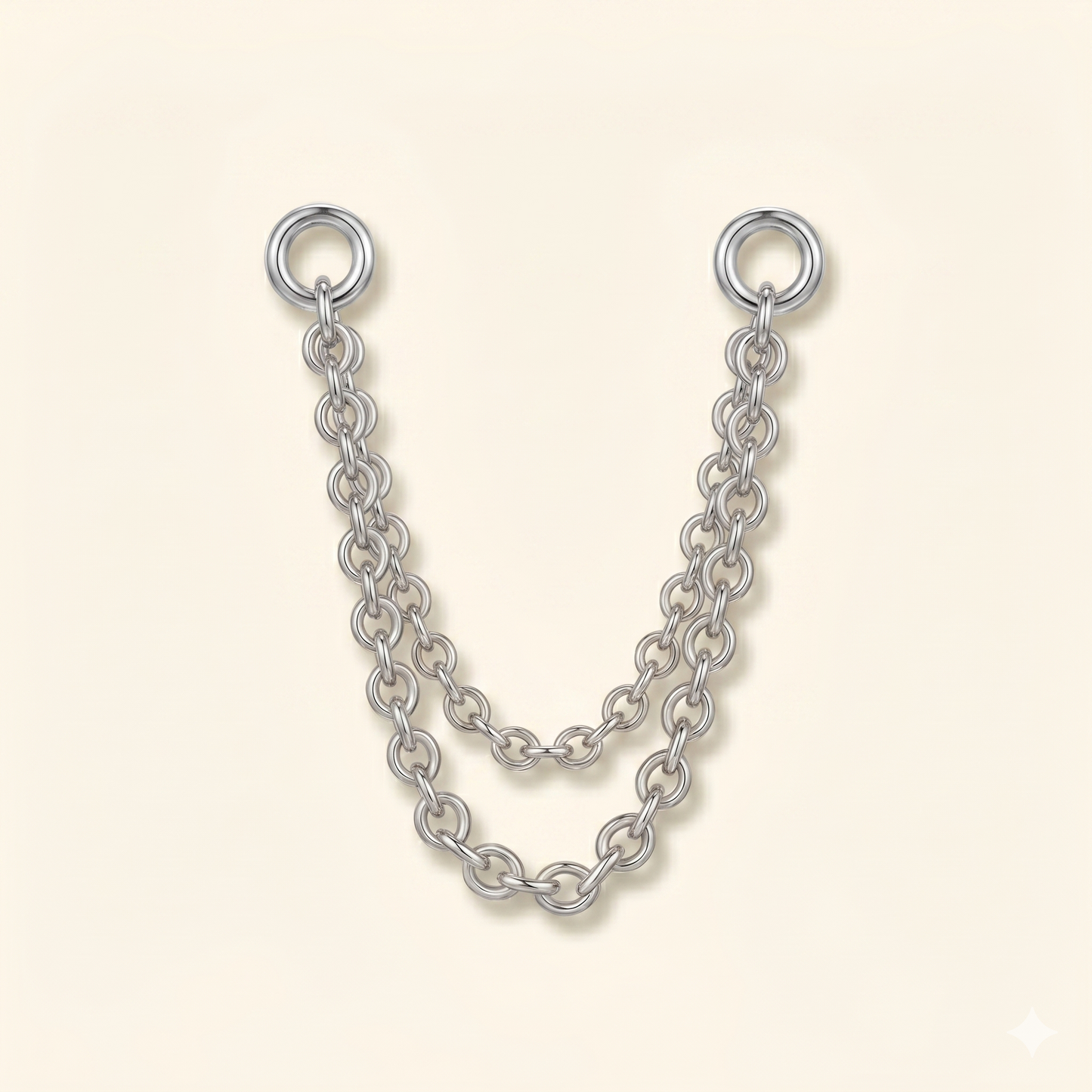 Łańcuch z podwójnym łącznikiem tytanowym – Hélix Industriel