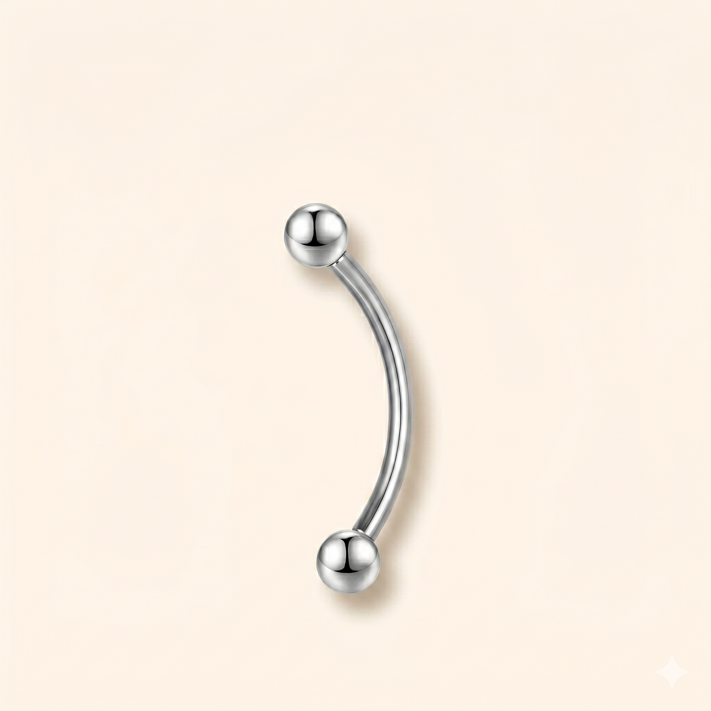 Piercing Rook Curved Barbell Tytan Chirurgiczny ASTM F136